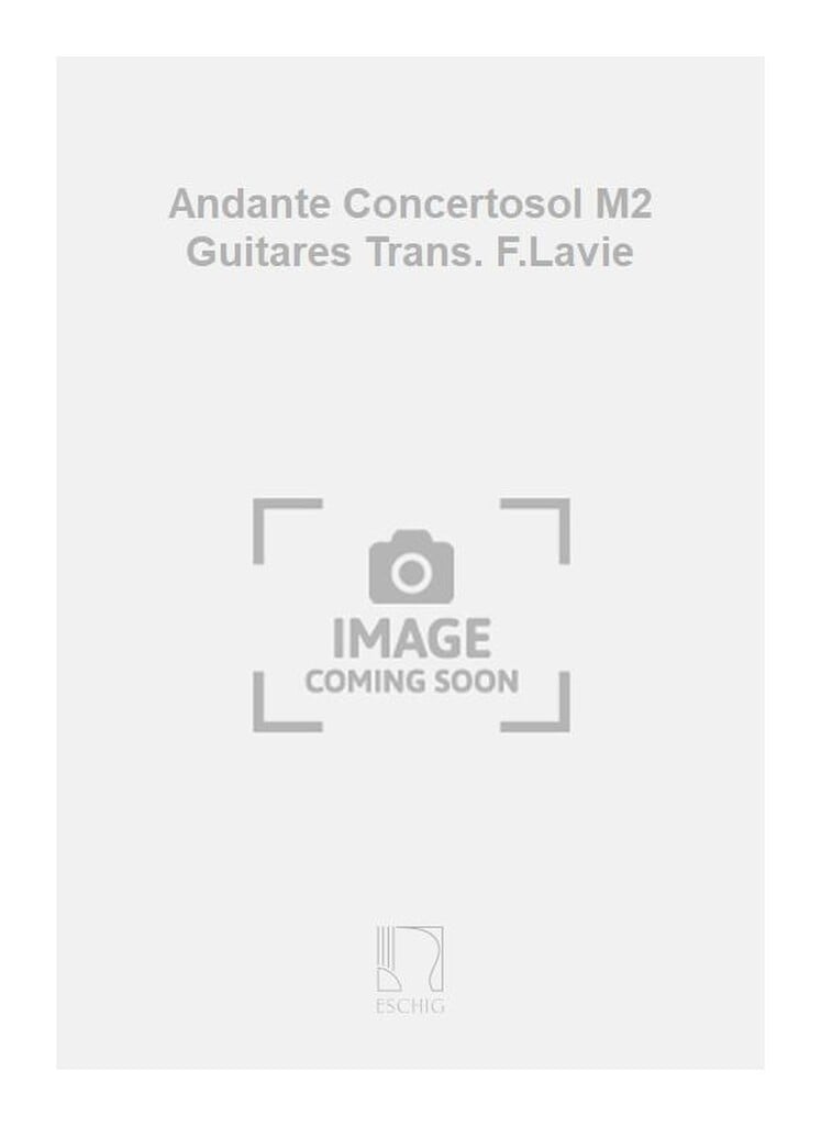 Andante Concertosol M2 Guitares Trans. F.Lavie